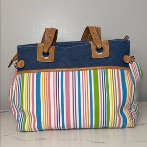 Rossetti Striped Multicolor Tote Bag